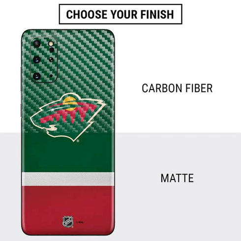 NHL Minnesota Wild Jersey Galaxy S20 Plus Skin